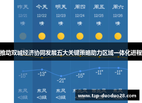 推动双城经济协同发展五大关键策略助力区域一体化进程