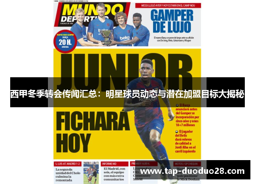 西甲冬季转会传闻汇总：明星球员动态与潜在加盟目标大揭秘